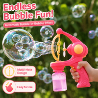 Soap Sphere Blower for Garden Playdates, soap sphere-in-soap sphere Machine, Toddler Outdoor Toys for 4-6 Years, Summer Toy Gift