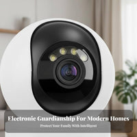 Home Observation Device Full Color Indoor Camera Pan Tilt Magnify for Homeowners, Pet Owners, Infant Room, Office, Garage