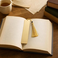 Custom Engraved Brass Metal Bookmark for School Graduation Gifts