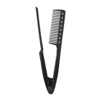 Fine Teeth V Shape Straight Comb Long Arm V-Shaped Hair Comb