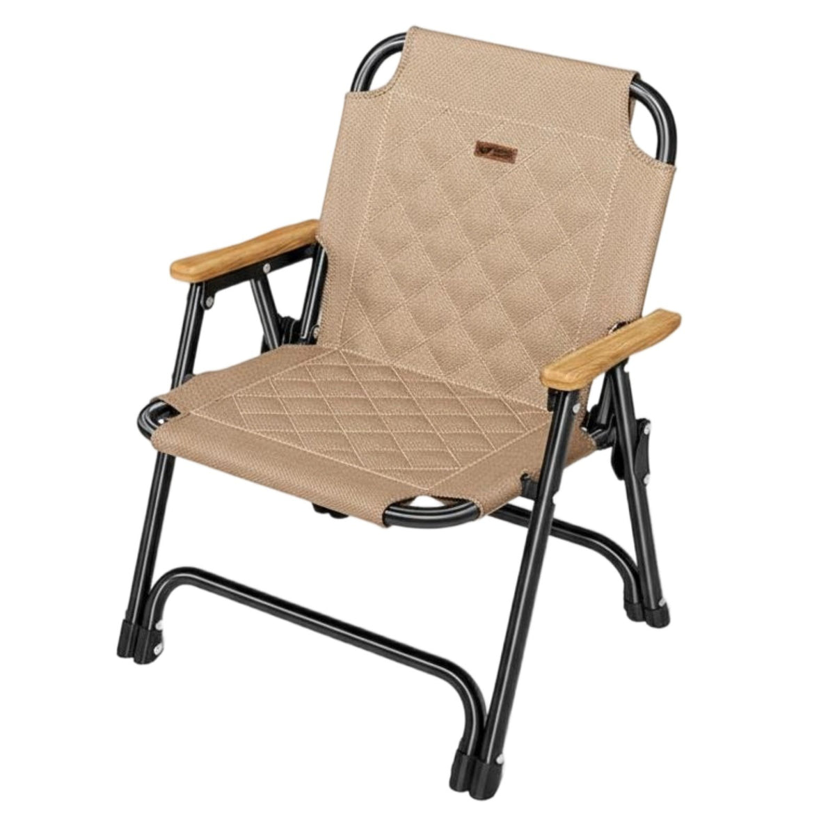 Lightweight Low-Height Camp Chair Compact Low-Height Camp Armchair Installatisingleffortless Folding Seat Sturdy Frame for Campers, Beachand Goers, Anglers, Camping, Picnic, Picnics, Fishing