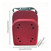 Baseball Cap Case Hard Shell Hat Case with Shoulder Strap Anti Deformation Hat Storage Bag for Journeyers, Collectors, Commuting