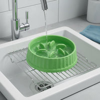 Mental Stimulation Slow Feeder Bowl Easy to Clean Slow Eating Pet Bowl Non-Slip Base Feeding Accessory Anti-Tipping Design for Dogs