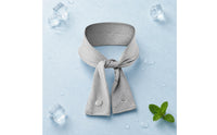 Perforated Neck Cooling Scarf Textured Mesh Cooling Scarf Soft Snap Button Neck Wrap Flexible for Athletes