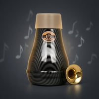 Trombones Mute with Rubber Ends Trombones Mute Secure Fit Brass Instrument Accessory for Students, Apartment
