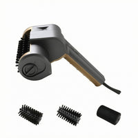 Interchangeable Heads Motorized Grill Scrubber Water Resistant Cordless BBQ Cleaner Rotating Electric Barbecue Brush Handheld