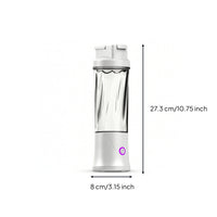 USB Rechargeable Portable Juicer Cup Cordless Handheld Blender Cup Compact Blender with 12-Blade Head Powerful for Travelers