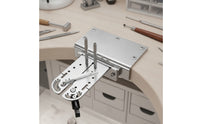 Jewelry Work Clamp Multifunction Bench-Mounted Clamp with Support Rods Jeweler's Vise Stainless Steel Jewelry Vise Aluminum