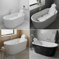 Full Body Bathtub Reclining Cushion Breathable Bath Cushion with Headrest Hanging Bath Pillow with Headrest Luxury for Adults