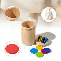 Color Sorting Toy Fine Motor Color Matching Toy Child-Centered Sorting Game for Young Children, Preschoolers, Homeschool, Playroom