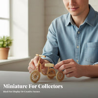 1/12 Scale Tricycle Decorative 1:12 Scale Tricycle Detailed Design Dollhouse Nursery Toy for BJD Owners