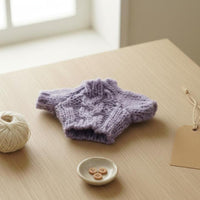 Doll Clothes Replacement Outfit Miniature Doll Sweater Soft Yarn Miniature Knit Sweater for Hobbyists, Kids, Craft Projects