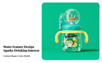 Food-Grade Material Spouting Dolphin Training Cup Safe Dolphin Fountain Cup Double Handles for Toddlers, Preschoolers, Preschool, School