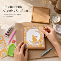 DIY Song Brocade Pearl Painting Kit with Frame, Chinese Style Craft for Events & Gifts