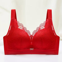 Minimizer Bras for Women with Wide Adjustable Straps for Large Busts, Full Coverage Lace Support 4-Row Back Closure for Custom Fit