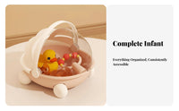 Portable infant Supply container Lightweight Nursery Organizer long-lasting for Newborns