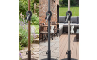Patio Umbrella Crank Handle Replacement Umbrella Crank with Cord Outdoor Hardware for Garden, Balcony