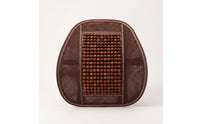 Cushion with Wooden Beads Ergonomic Beaded Cushion Ventilated Mesh Back Support Pad for Drivers, Office Workers, Long Commutes