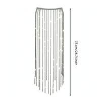 Choker with Fringe Statement Fringe Necklace Crystal Costume Jewelry for Women, Party, Clubwear