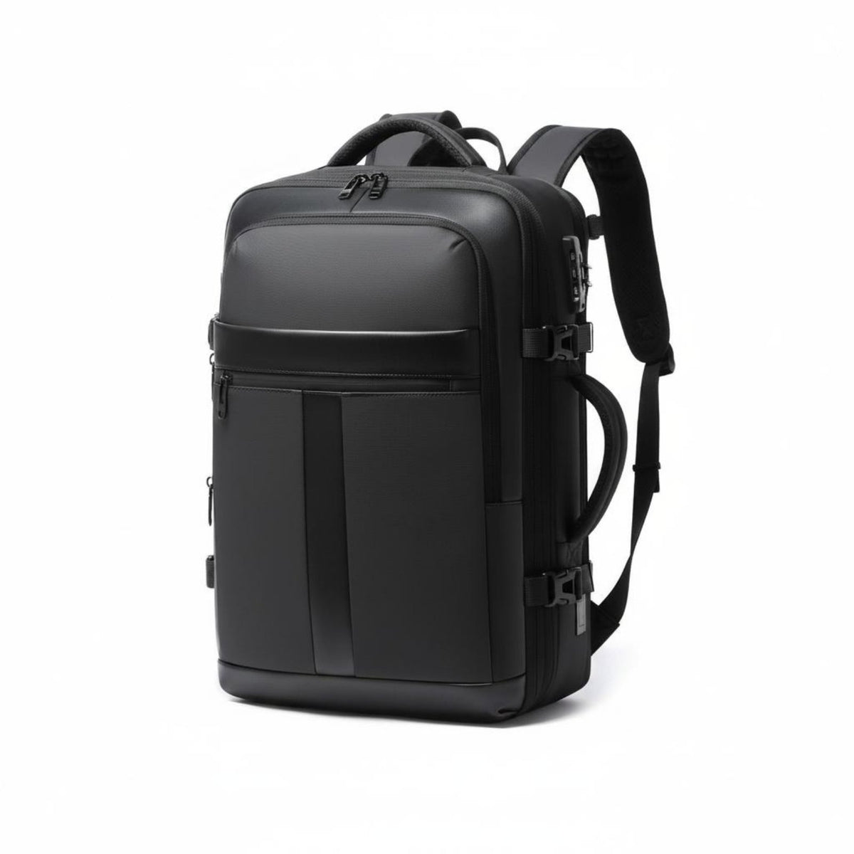 Large Capacity Vacuum Compression Backpack Water Resistant Travel Compression Backpack for Men