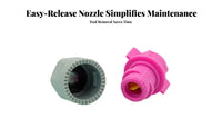 PCB Etching Nozzle Lightweight Plastic Quick Detach Nozzle Wide Application for Circuit Board Cleaning