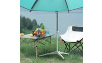 Compact Fishing Umbrella Base Stable Umbrella Base with Folding Legs Sturdy Outdoor Equipment Long-Lasting for Fishermen