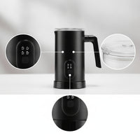 Milk Frother Non-Stick Milk Foamer 400W Drink Mixer Automatic for Baristas, Kitchen, Office