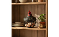 Egg Basket with Chicken Lid Decorative Chicken Egg Holder Farmhouse for Kitchen