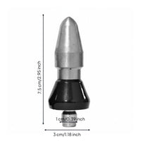 Multi-Jet Design High Pressure Drain Jetter Nozzle Stainless Steel Sewer Jetter Nozzle Clog Remover for Municipal Workers, DIY Enthusiasts