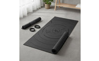 Double-Sided Non-Slip TPE Exercise Mat with Straps Thick Cushioned Fitness Mat with Bag Extra-Wide Shock-Absorbing for Adults, Yogis, Home Workouts, Stretching