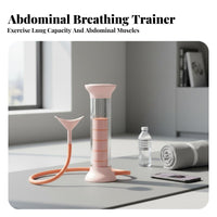 Dumbbell-Shaped Mouth exerciser Adjustable tension Breathing Exerciser for Home