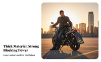 Motorcycle Mud Flap Reflective Mud Flap Thickened Motorcycle Mudguard for Electric Two-Wheeler Users, Night Driving, Daily Commuting, Outdoor Riding