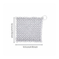 Chainmail Scrubber Rust Resistant Stainless Steel Scrubber Long-Lasting