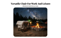 Foldable Portable Field Desk Chair Space-Saving Folding Chair with Writing Table Quick Fold Collapsible Stool with Desk Lightweight for Students, Soldiers, Hiking, Travel, Training Sessions, Fishing