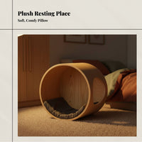 Space-Saving Wall Cat Bed, Cat Climbing Frame, Cat Scratcher, Cat Toy