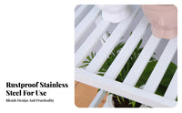 Movable with casters Rolling Flower Pot Rack Indoor & Outdoor Use Multi-Level Plant Shelf Tiered Design Display Stand Space-Saving for Gardeners, Homeowners, Apartment Dwellers, Balcony, Indoors, Living Room, Garden