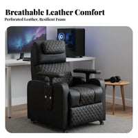 Reclining Gaming Chair Ergonomic Design Highspine Player Recliner with Footrest Assistance robustDuty Base