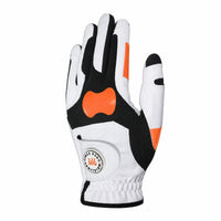 Grip Training Golf Glove Close-Fitting Golf Glove with Textured Grip Elasticated Wrist for Golfers, Beginners, Swing Alignment