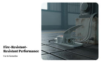 Flame Resistant Foot Switch Pressure Resistant Electrical Foot Pedal Hands for Factory Workers, Metalworkers, Machine Control, Workshop