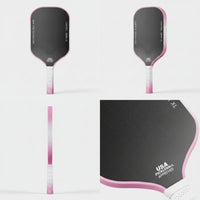 Control Pickleball Paddle with Raw Rotation Technology Long Handle Pickleball Paddle with 16mm Core Slim Grip Racket Textured for Beginners, Tournaments, Practice