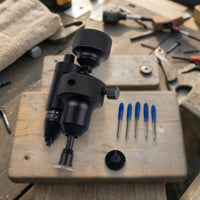 Precision Film Hole-Cutting Tool Knurled Automotive Film Cutter Clean Circle Cutter with Replacement Bits Stable for Window Tinting