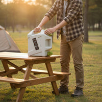 Food Grade Camping Water Carrier Large Opening Water Jug with Spigot Double Handle Design for Outdoor