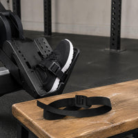 2 Pieces Rowing Machine Foot Strap Heavy-Duty Adjustable Rowing Foot Strap Buckle Fitness Part for Gym