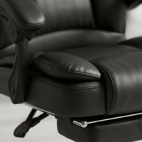 Reclining Office Chair High-Back Executive Chair with Footrest Ergonomic for Professionals, Esports Participants, Study Room