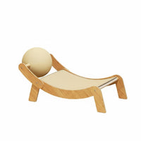 Cat Scratching Lounger Less Mess Sofa Cat Scratcher Corrugated Shred Pad Ergonomic Design Built-in Toy for Kittens