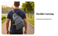 Racket Shoulder Backpack Large Capacity Crossbody Racket Bag Crossbody Racket Bag Sturdy Oxford Material Adaptable Racket