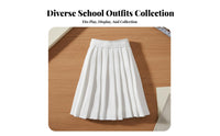 1/6 Scale Doll School Uniform Scholastic Design 1/6 Scale School Uniform Realistic Design 30cm Doll Clothes for Children, Dress-up Play