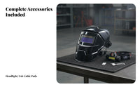 High Temperature Resistant Auto-Darkening Metalworking Helmet /IR Protection Auto Darkening Metalworking Helmet Fast Switching Speed