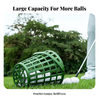 Golfs Balls Basket Driving Range Basket With Handle Golfs Balls Holder