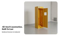 Gas Cylinder Cabinet Automatic Alarm System Fire-Resistant-Resistant Gas Cabinet Fire Resistant for Researchers, Repair Specialist S, Factories